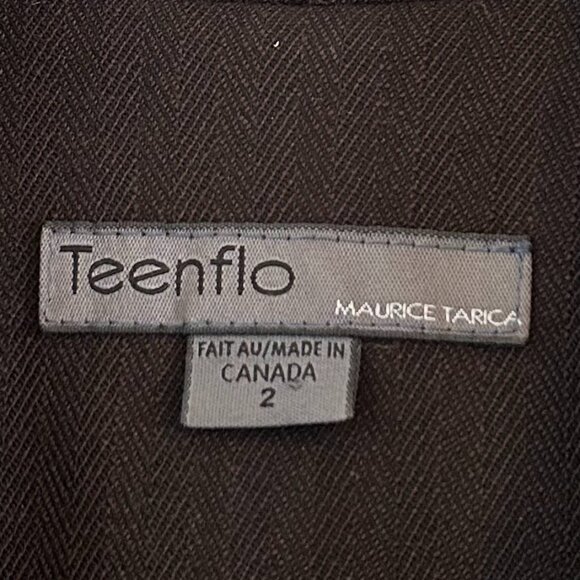 Suiting - Teenflo for Holt Renfrew by Maurice Tarica Suit Chocolate Brown – Sz 2 - Picture 12 of 12